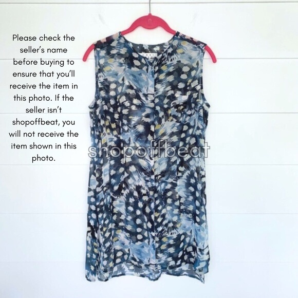 CAbi #416 Avery Tunic Top Blouse Small - Picture 8 of 13